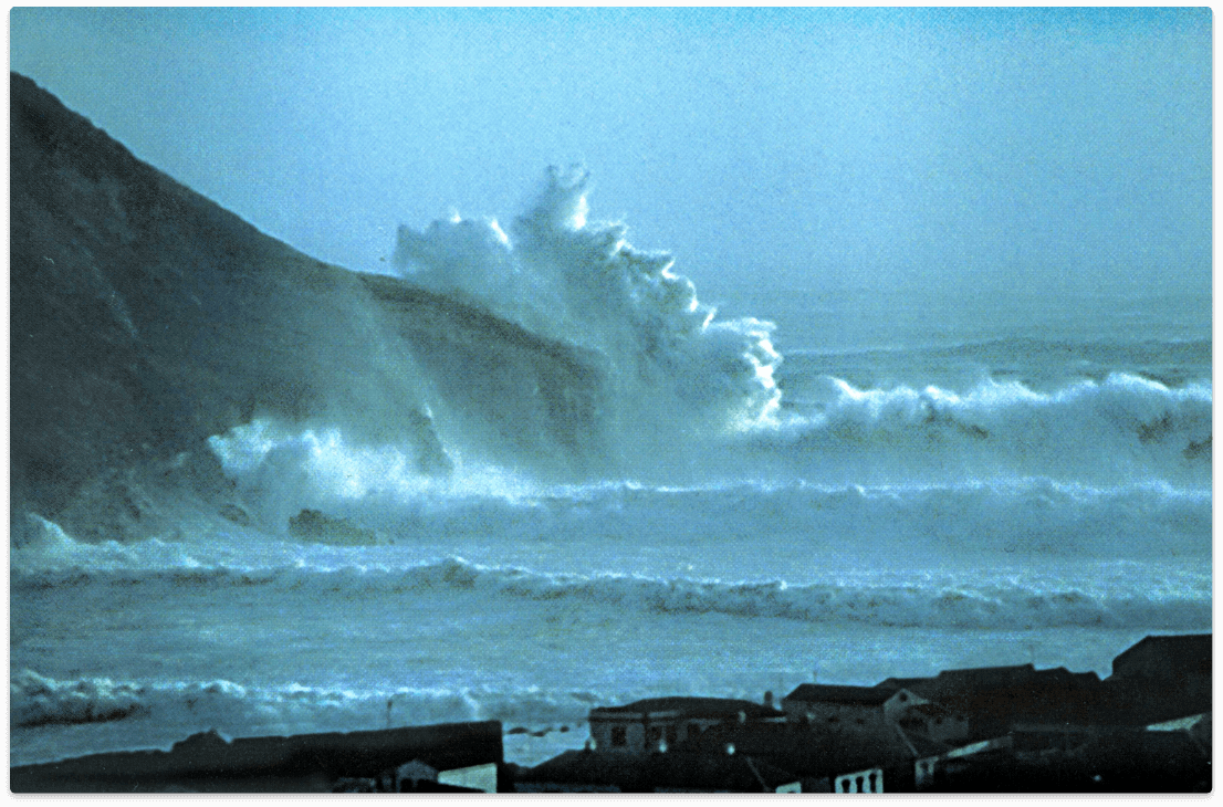  Fotografia original de neptuno, na ilha do Faial, nos Açores 
