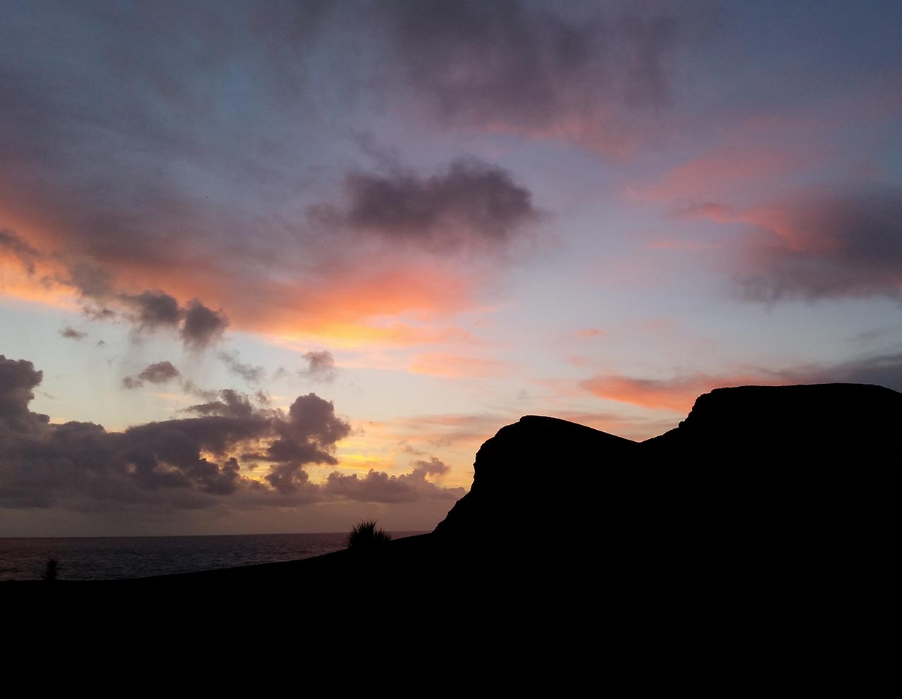 Sunset in Faial Island